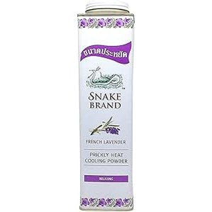Snake brand prickly heat cooling powder french lavender 450g (450)