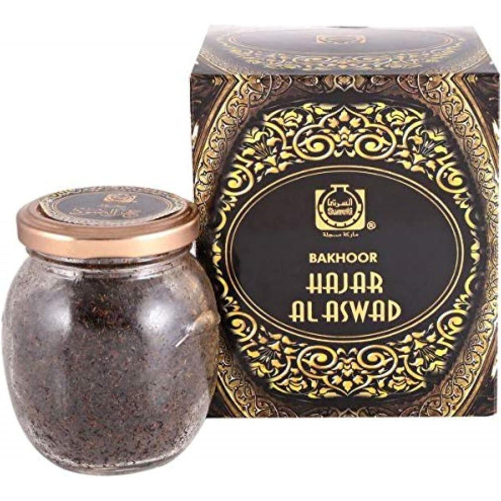 Surrati Hajar Al Aswad Bakhoor - 60g (2.1oz) - Oud, Amber, Ward - 1 Pack
