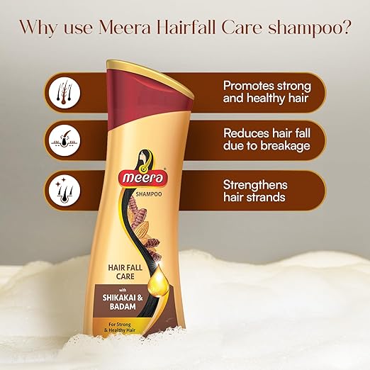 Meera Herbal Hairwash Powder 120g; Meera Shampoo Shikakai and Badam 180ml