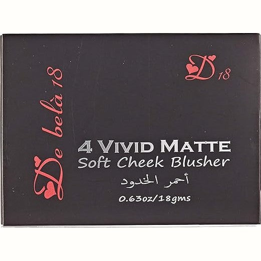 De Bela 18 4 Vivid Matte Soft Cheek Blusher - 0.63 oz, 03
