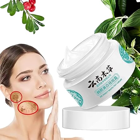 JANGOU Dr Hancy White Spot Cream, Whitening Freckle Cream Remove Melasma Cream, Dark Spot Remover for Face Hyperpigmentation Treatment, Smooth Skin Face Moisturizer Cream for All Skin Types (1PCS)