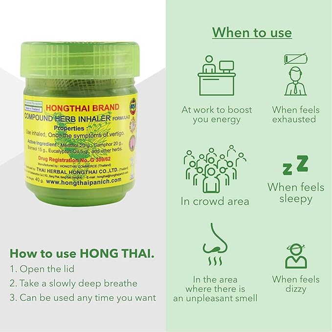 HONG THAI Compound Herb Inhaler Formula (2)