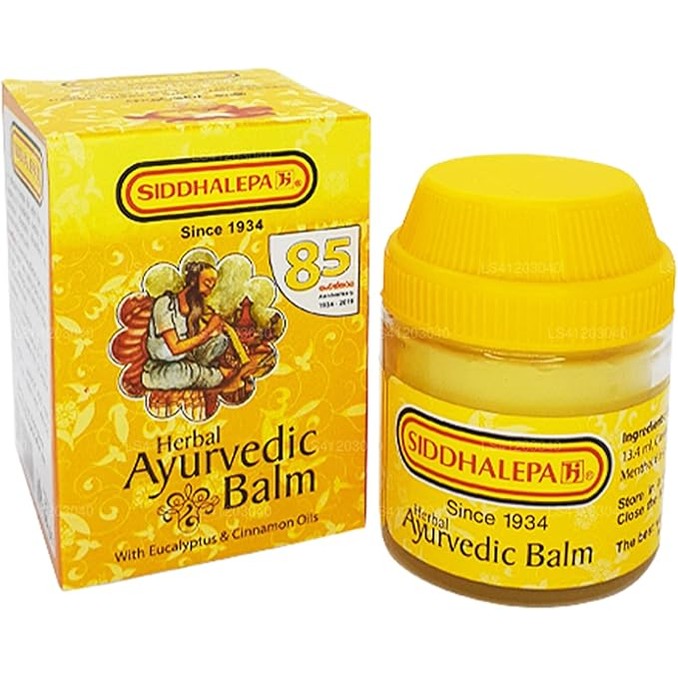 SIDDHALePA Ayurveda Ayurvedic Herbal Balm Pain Cold Flu Headaches Relief 100gm