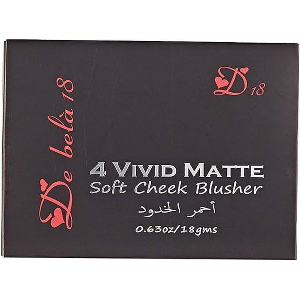 De Bela 18 4 Vivid Matte Soft Cheek Blusher - 0.63 oz, 01