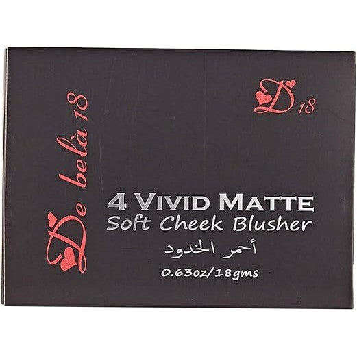 De Bela 18 4 Vivid Matte Soft Cheek Blusher - 0.63 oz, 02