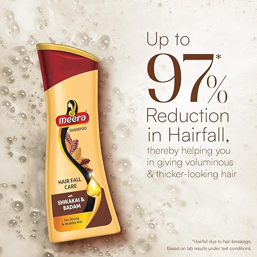 Meera Herbal Hairwash Powder 120g; Meera Shampoo Shikakai and Badam 180ml