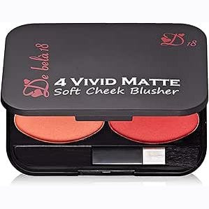 De Bela 18 4 Vivid Matte Soft Cheek Blusher - 0.63 oz, 02