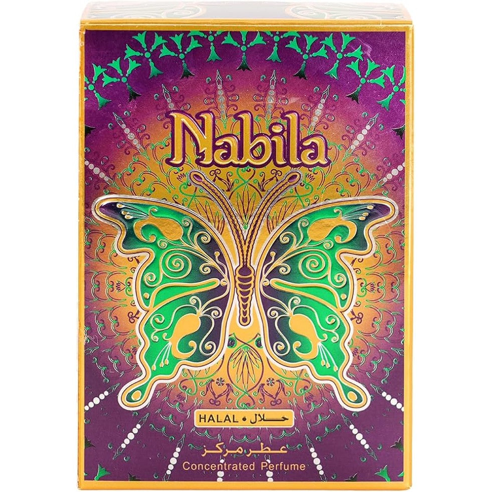 Oud Khaleeji ATTAR NABILA 12ml Perfume Oil - A Divine Essence of Grace, Allure, and Unforgettable Elegance
