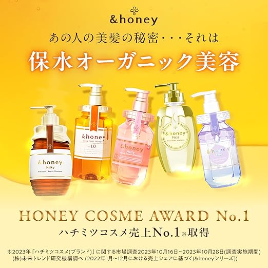 & Honey Melty Moist Shampoo, 440 milliliters