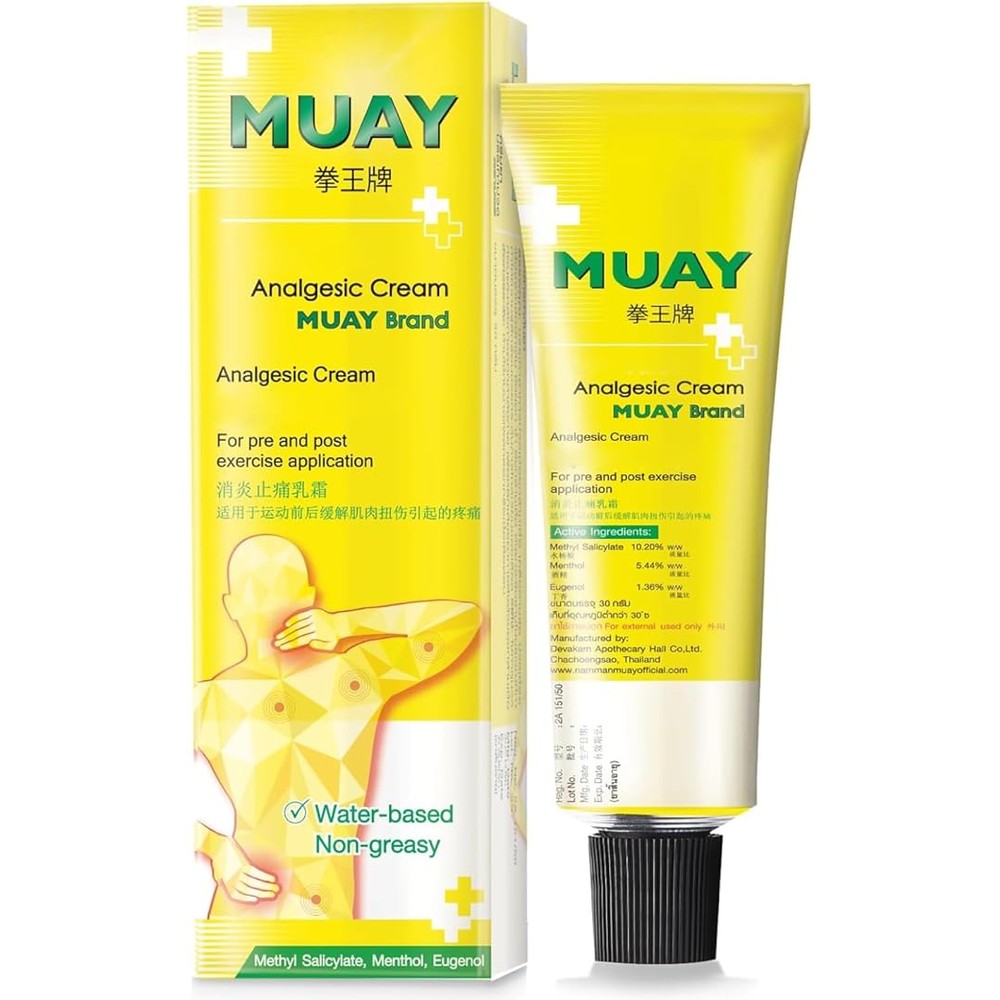 Namman Muay Thai Boxing Oil or Cream for Muay Thai, mmA, Kickboxing, Boxing (30ml)