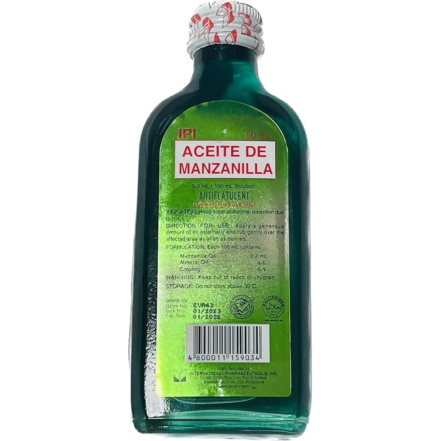 IPI ACEITE DE MANZANILLA - ANTIFLATULENT 50ml GENUINE (NEW STOCK)