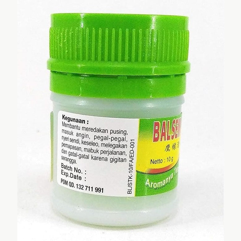 Eagle Brand Cap Lang Balsem Lang Balm, 10 Gram (Pack of 4)
