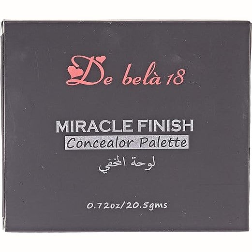 De Bela 18 Miracle Finish Concealer Palette - 0.72 oz, 1044/2