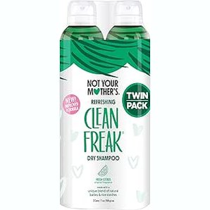 Not Your Mother's Clean Freak Refreshing Dry Shampoo (2-Pack) - 7 oz - Waterless Shampoo Instantly Absorbs Oil - Hair Essentials for All Hair Types