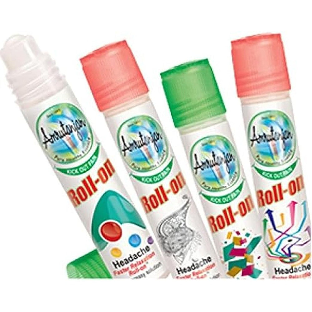 AMRUTANJAN Pack of 5 - Dragon Liquid Balm Roll On