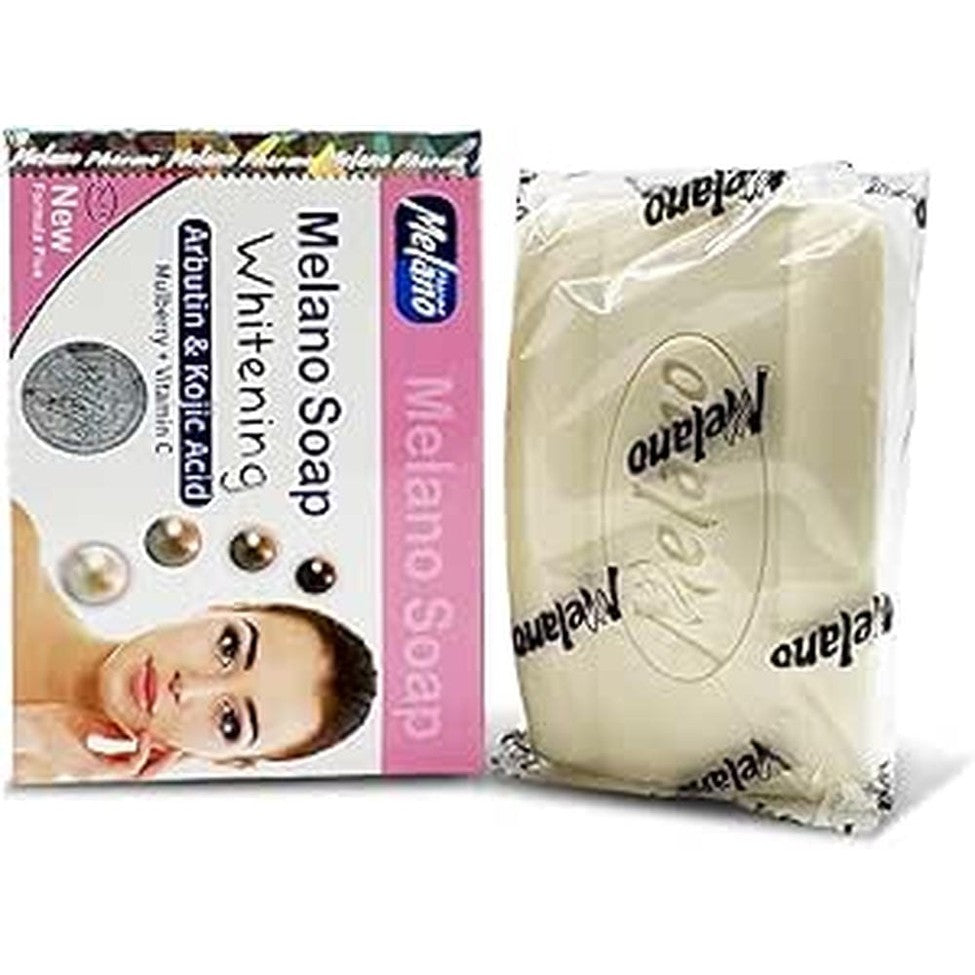 Melano Pharma Whitening Soap with Arbutin & Vitamin C, 100g - Brightening Formula for Dark Spots, Freckles & Melasma