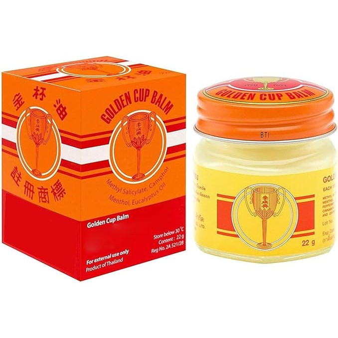 N MARKET Thailand Golden Cup Balm 22g (3 Pack)