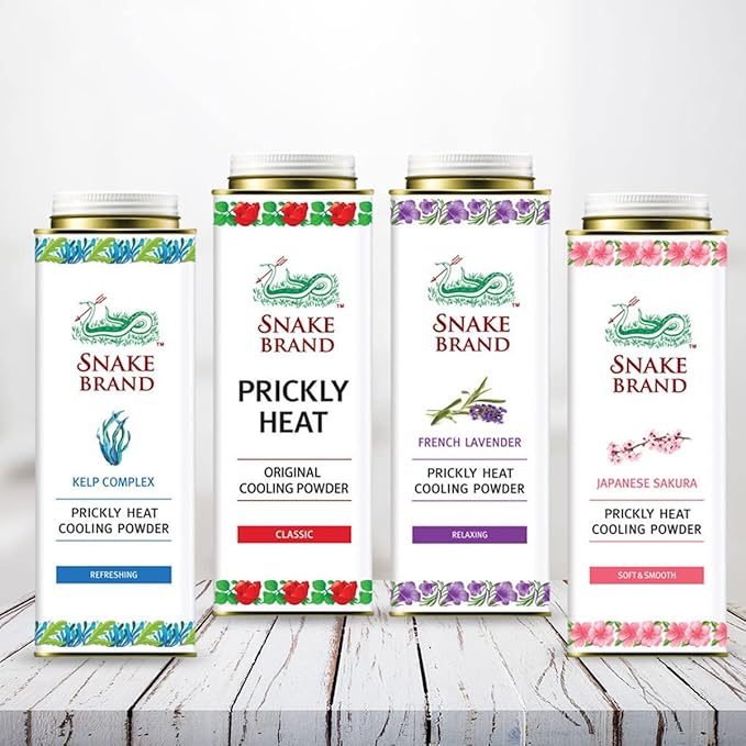 Snake Brand Prickly Heat Original Cooling Powder Classic 280gm