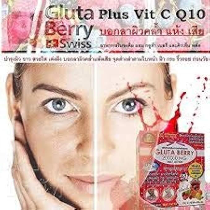 Gluta Berry 2Box 200000 mg Drink PUNCH skin food Reduce freckles Whitening Skin Fast action 10pcs./Box. …