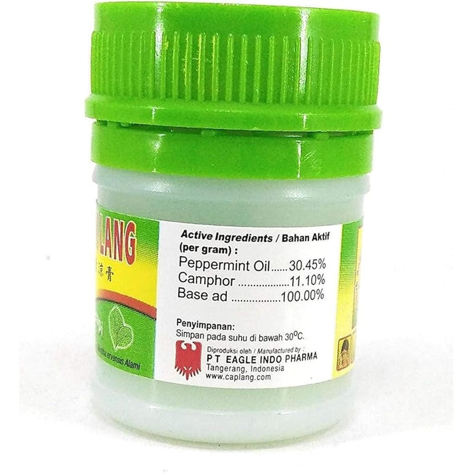 Eagle Brand Cap Lang Balsem Lang Balm, 10 Gram (Pack of 4)