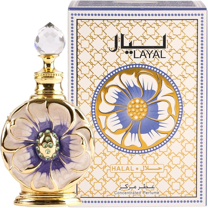 Oud Khaleeji ATTAR LAYAL 12ml Perfume Oil- An Enchanting Symphony of Fragrance, Elegance, and Timeless Beauty