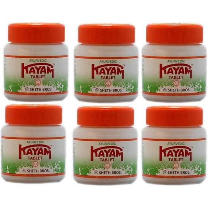 SHETH BROS 4 x Ayurvedic Kayam Tablet - 30 Tablets