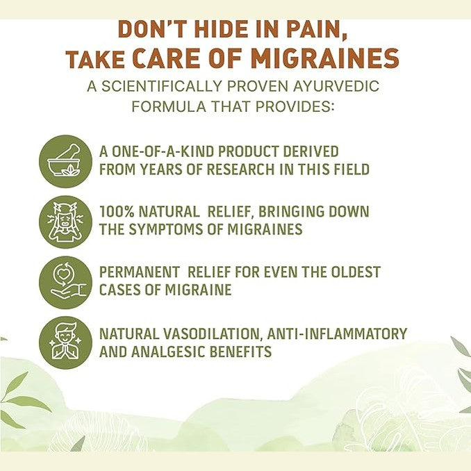 Pankajakasthuri Mygrane Oil for Chronic Migraine and Headache - 100 ml