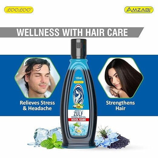 LOOLOO ROSHAN E ZULF KOOL KARE KHOJATI HEBAL HAIR OIL