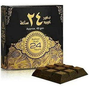 Ard Al Zaffran - Bakhoor Oud Oudh Incense - 40 Gram - بخور 24 ساعة - أرض الزعفران