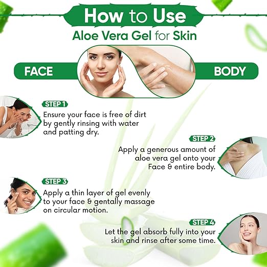 KAZIMA Aloe Vera Gel Raw - 100% Pure Natural Gel - Ideal for Skin, Face, Acne Scars, Hair, Moisturizer & Dark Circles (1 KG)