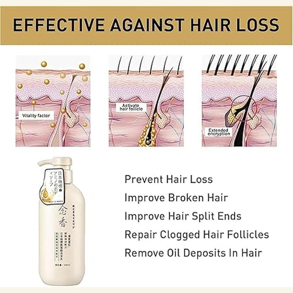 Boundbreed Sakura Japanese Shampoo,Sakura Japanese Shampoo for Hair Loss,Sakura Hair Growth Japan's No. 1 Shampoo,Sakura Japanese Shampoo and Conditioner,300ml Create Thick, Shiny Hair (Shampoo)