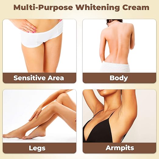 OMIC LightenUp Plus, Skin Brightening Cream – 3.4 fl oz / 100ml – Daily Moisturizing Cream, Helps Uneven Skin Tone