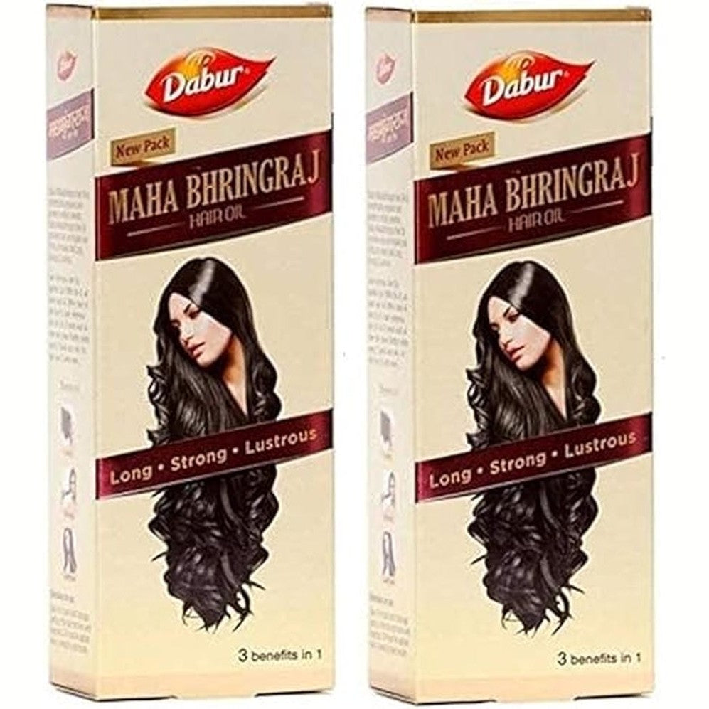 DABUR Maha Bhringraj Hair Oil 300 ML PACK OF 2