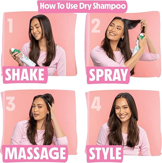 Not Your Mother's Clean Freak Refreshing Dry Shampoo (2-Pack) - 7 oz - Waterless Shampoo Instantly Absorbs Oil - Hair Essentials for All Hair Types