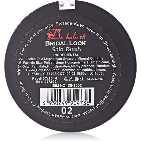De Bela 18 Bridal Look Solo Blush - 0.35 oz, 02