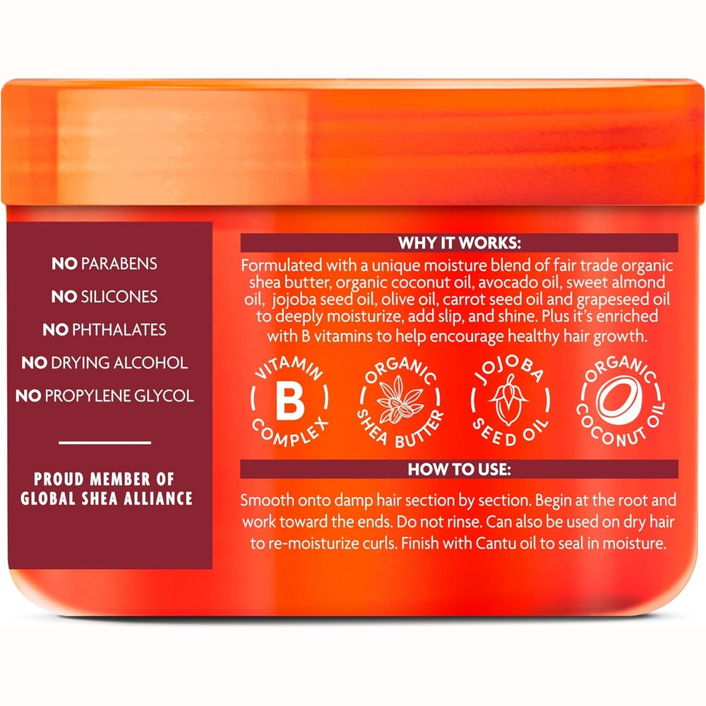 Cantu Shea Butter Coconut Curling Cream, 12 Ounce (Pack of 7)