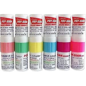POY-SIAN Mark II Menthol Nasal Inhaler (Pack of 6)