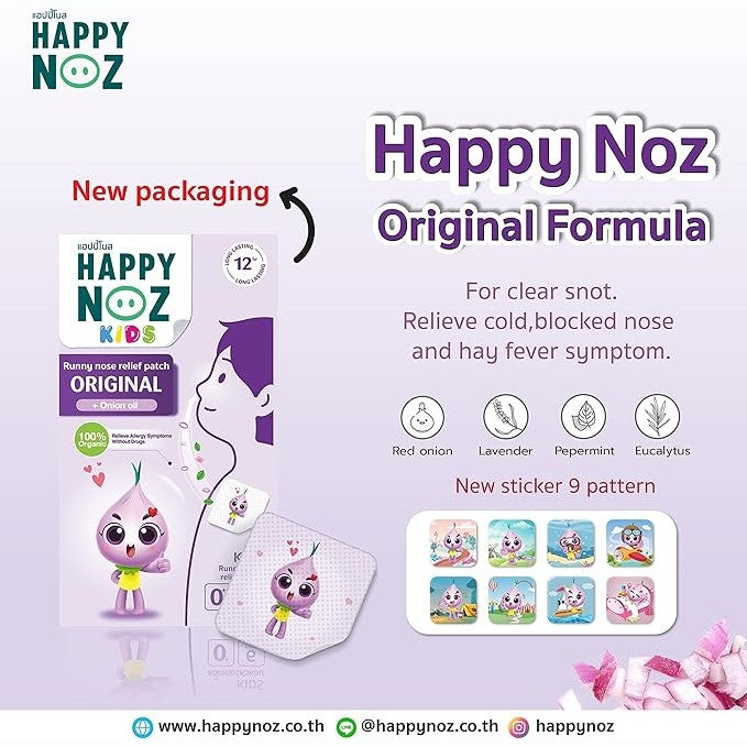 Happy Noz Organic Onion Sticker (6 Sachet/Box)