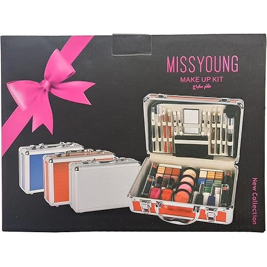 Green Desert GD - Makeup Organizers - Missyoung Color Makeup Suits Universal Cosmetic Bag Professional Makeup Artist Professional Makeup Box With Brush Mirror (Pink L)