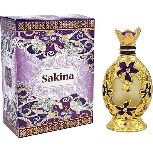 Naseem Sakina Attar Perfume Oil 20ml - Subtle Eau De Parfum for Men & Women - Long-Lasting Luxury Fragrance, Elegant Scent for Daily Wear & Special Occasions
