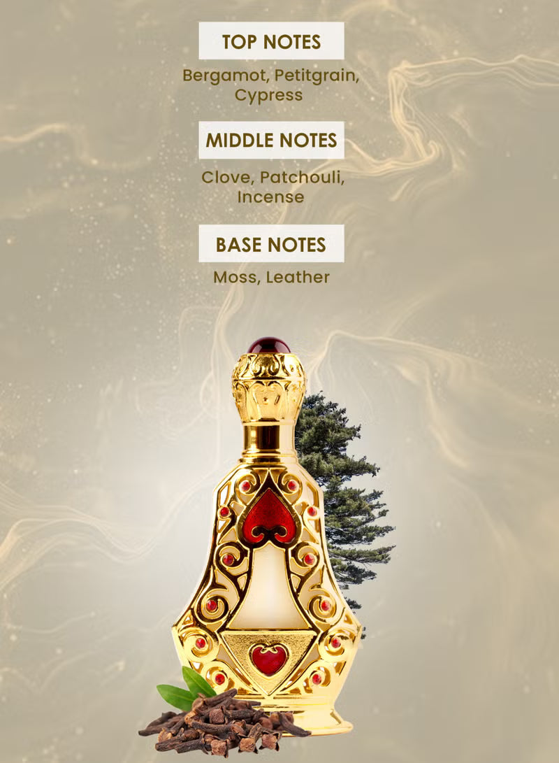 Oud Khaleeji ATTAR FATIMA 20ml Perfume Oil - A Timeless Elixir of Grace and Allure