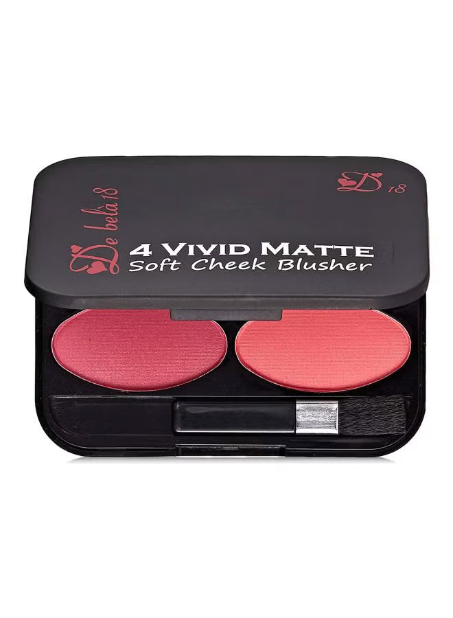 De Bela 18 4 Vivid Matte Soft Cheek Blusher - 0.63 oz, 04