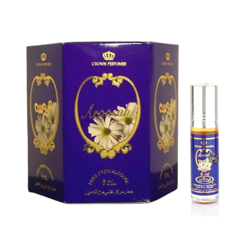 Aroosah - 6 ml (.2 oz) Perfume Oil by Al Rehab - 6 Pack